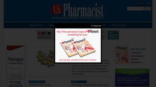 U.S. Pharmacist – The Leading Journal in Pharmacy