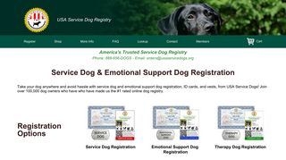 USA Service Dogs: Service Dog & Emotional Support Dog ...
