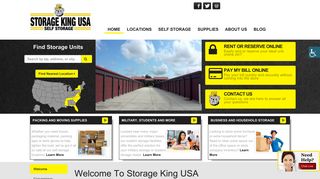 Storage King USA Self Storage Facilities with Your Storage Solutions