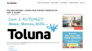 Toluna Review - Good Paid Survey Website Or Just A Scam?