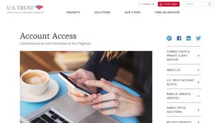 Account Access | U.S. Trust