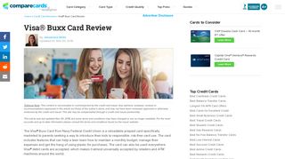 Visa Buxx Card Review - Is It Worthwhile? | CompareCards