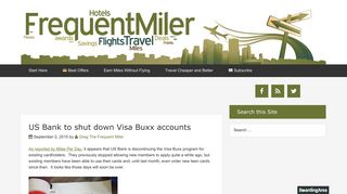 US Bank to shut down Visa Buxx accounts - Frequent Miler