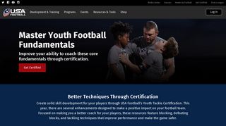 Youth Football Certification | USA Football