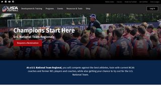National Team Regional | Football | USA Football