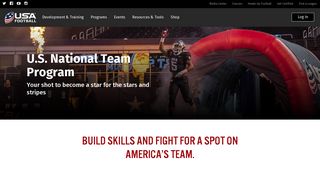 Play for the U.S. National Team | USA Football