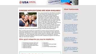 USA Funding Application