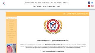USA Gymnastics | USA Gymnastics University