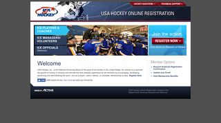 USA Hockey Online Registration