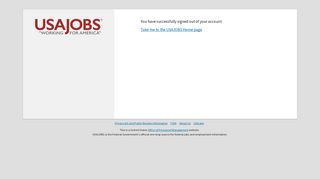 USAJOBS - Sign Out - USAJOBS Login Service