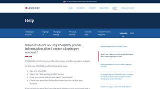 login.gov | What if I don't see my USAJOBS profile information after I ...