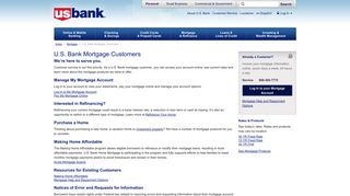 U.S. Bank Customers | Home Mortgage | U.S. Bank