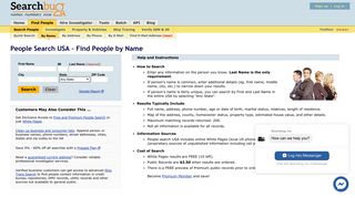 People Search USA | Search for People in USA by Name | SearchBug
