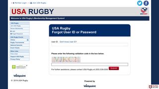 Forgot Password - USA Rugby