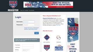 background checks - Register USA Softball