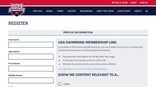 Register - USA Swimming