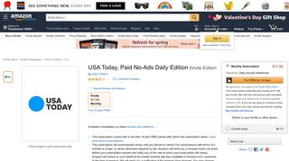 Amazon.com: USA Today, Paid No-Ads Daily Edition: Kindle Store