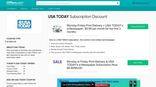 USA TODAY Subscription Discount & Subscription Deals 2019