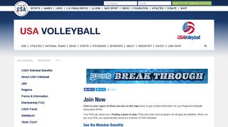 Join USA Volleyball - Team USA