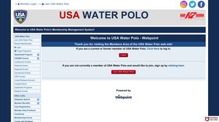 Welcome to USA Water Polo