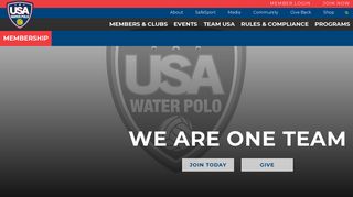 Membership - USA Water Polo