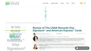 2019 Review: The USAA Rewards Visa and American Express Cards