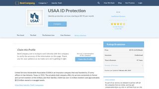 USAA ID Protection Reviews | Identity Theft Companies | Best Company