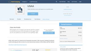 USAA Reviews | Credit Monitoring Companies | Best Company