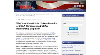 Join USAA - Benefits of USAA Membership & Eligibility Rules