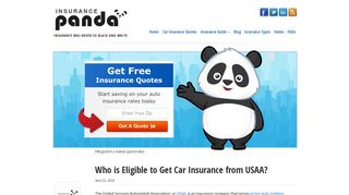 Who is Eligible to Get Car Insurance from USAA? - Insurance Panda