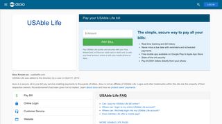 USAble Life: Login, Bill Pay, Customer Service and Care Sign-In - Doxo