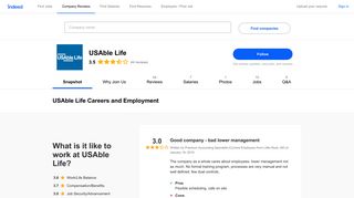 USAble Life Careers and Employment | Indeed.com