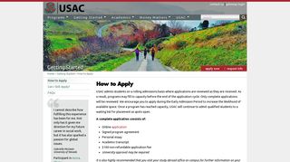 Students - How to Apply to a Study Abroad Program | USAC