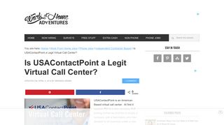 Is USAContactPoint a Legit Virtual Call Center?