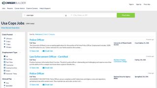 Usa Cops Jobs - Apply Now | CareerBuilder