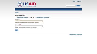 Login - USAID Procurement Announcements