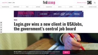 Login.gov wins a new client in USAJobs, the government's central job ...