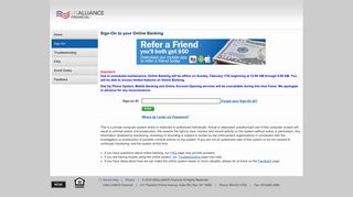 Sign-On - USALLIANCE Financial