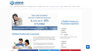 Preferred Customer - USANA Vitamins & Products | Best Prices | Hello ...