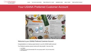 How to Use Your USANA Preferred Customer Account | Powered By ...