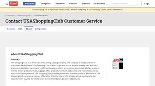 USAShoppingClub Customer Service Phone Number (800) 262-4192 ...