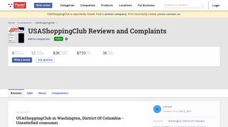 12 USAShoppingClub Reviews and Complaints @ Pissed Consumer