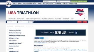 USA Triathlon Membership FAQ - Team USA