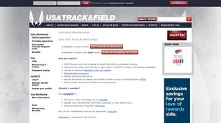 USA Track & Field - Individual Memberships - usatf