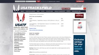 USA Track & Field - Registration Information - usatf