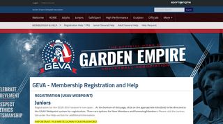 GEVA - Membership Registration and Help