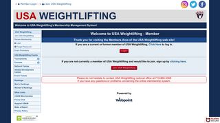 Welcome to USA Weightlifting