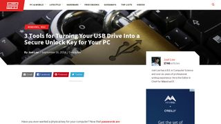 3 Tools for Turning Your USB Drive Into a Secure Unlock Key for Your ...