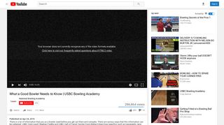 What a Good Bowler Needs to Know | USBC Bowling Academy ...