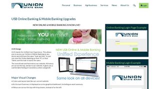 USB Online Banking & Mobile Banking Upgrades :: Union State Bank